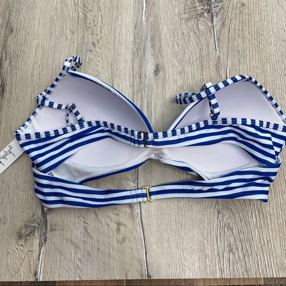 Nicole Miller Striped Bikini Top - Picture 6 of 10